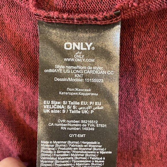 ONLY Cardigan size small - Picture 8 of 10